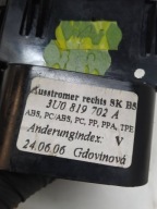 air vents left right of the dashboard KOMPLET 3U0819701A Skoda Superb and