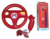 Wii Remote Plus + Mario Limitowany limited box U Nunchuck Wheel kierownica