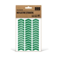 Naklejki odblaskowe strzałki zielone