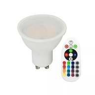 Żarówka LED V-TAC 3.5W GU10 Pilot VT-2244 3000K+RGB