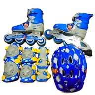 РЕГУЛЬОВАНІ РОЛИКИ РОЗМІРИ 36-39 Шолом ACTION Засоби захисту дітей