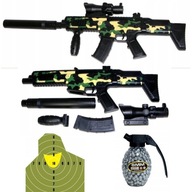 M16 PUŠKA NA GULIČKY 65 cm Pištoľ Zbrane Pušky + GULIČKY 800 A CIFERNÍK
