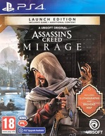 ASSASSIN'S CREED MIRAGE LAUNCH EDICE PL PLAYSTATION 4 PS5 NOVÉ MULTIGAMERY