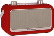 Radio sieciowo-bateryjne DAB+, FM Nordmende Transita 30 bluetooth czerwone