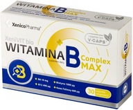 XeniVIT Vitamín B Complex MAX 30 kaps. Kyselina listová Biotín B12 Xenico