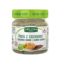 Pasta z ciecierzycy siemię lniane czarny sezam Helcom 225ml