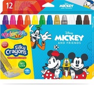 Gélové pastelky vyťahovacie Mickey Colorino Kids 12 farieb