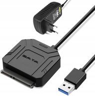 Adapter Dysków SATA 2,5 3,5 USB 3.0 stacja zasilanie przejściówka