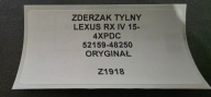 bumper rear LEXUS RX IV 15- 4XPDC original 52159-48250