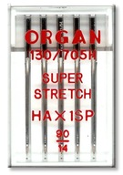 Igły do maszyn półpłaskie Organ Super Stretch 90
