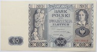 Banknot 20 Złotych - 1936 rok - Seria BF