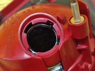 MAZDA 3 light right rear part to the bonnet