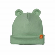 Benni - Czapka Puchatka pistacja S (2-8 m-cy)