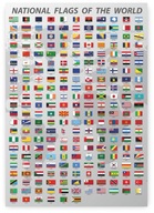 WORLD FLAGS VLAJKY ŠTÁTOV plagát A1 59,4x84cm 336