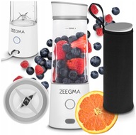 Pohárový mixér Zeegma Blender bezprzewodowy przenośny USB 300 W biely + Etui ZE-VITAMINE GO