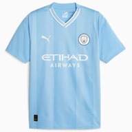Tričko Puma Manchester City Home JSY Replika 770438-01 modrá L