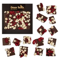 Étcsokoládé 70% cseresznyével és almával