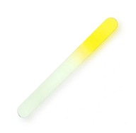 Pilník na nechty sklenený žltý rovný