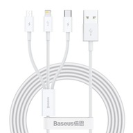 BASEUS SUPERIOR 3W1 KABEL USB - LIGHTNING / USB TY