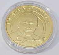 Moneta 100 rocznica urodzin Jan Paweł II OKAZJA P
