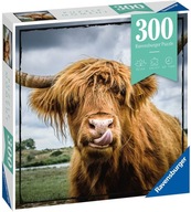 Szkocka krowa | Puzzle 300el. | Ravensburger Ravensburger