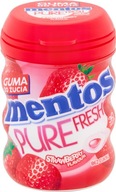Mentos Pure Fresh Strawberry Guma bez cukru 60 g