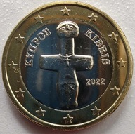 1778 - Cypr 1 euro, 2022