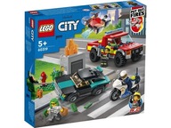 LEGO 60319 City Akcja strażacka i policyjny pości