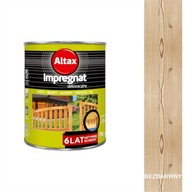 Impregnat do drewna Altax BEZBARWNY 0,75L impregnat dekoracyjny matowy