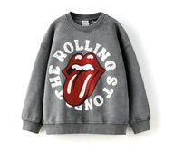 ZARA bluza dresowa Rolling Stones błyszczące dżety