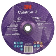 3M Cubitron 3 Rezný kotúč, 87378, P36+, T42, 230mm x 2,5mm x 22,23mm