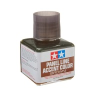Barna olajos bemosó Panel Line Accent Color Brown, Tamiya 40ml XXX