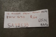IDEALNY module door right front front BMW G70 1