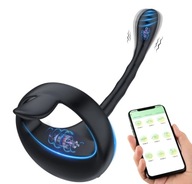 Bluetooth Penis Cock Ring wibrator zabawki anal