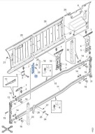 Support plaque Console SCANIA NGS R S P G 2611371 B-B