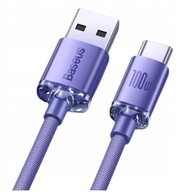 WZMACNIANY KABEL PRZEWÓD USB USB-C BASEUS 100W 6A 1.2M SZYBKIE ŁADOWANIE QC