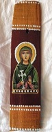 Ikona: św. Nina; Chrzest, Bierzmowanie - stary gont