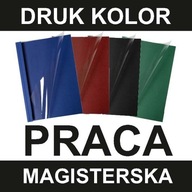 PRACA MAGISTERSKA druk KOLOR oprawa miękka KIELCE