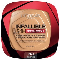 Loreal, 24H Fresh Wear, Púdrový make-up, 260 Golden Sun, 9 g