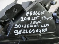 light left front front Peugeot 208 lift 15r-lens LED 9822690480