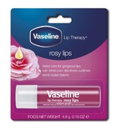 Ochranný rúž na ústa Rosy Lips v tyčinke Ruža 4,8g - Vaseline Lip Thera