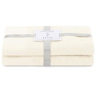 Komplet eleganckich ręczników z 100% bawełny 2 szt