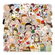 Sada samolepiek Yoshitomo Nara Nálepky Japonsko - 50 kusov