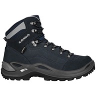 Buty damskie trekkingowe turystyczne Lowa Renegade GTX MID - Granatowe 40