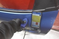 door left rear part rear. blue DACIA SPRING 21