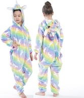 PIŻAMA JEDNOROŻEC KIGURUMI STAR GALAXY STRÓJ DLA DZIECI 110 cm