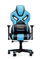 Herné kreslo Diablo Chairs X-Fighter ekokoža čierno-modrá