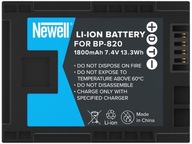 Akumulator Newell zamiennik BP-820 do Canon