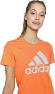 T-shirt damski koszulka ADIDAS logo pomarańczowa