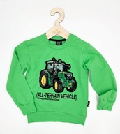 Bluzka chłopięca Traktor ze świecącą diodą LIDMAR Zielony 122